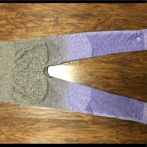 PURPLE OMBRÉ GYMSHARK  LEGGINGS